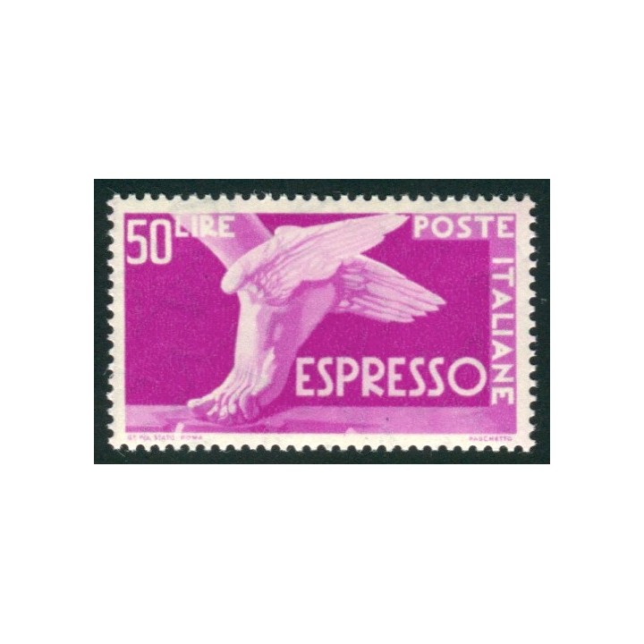 1955/56 Repubblica Espresso 50 lire fil. stelle