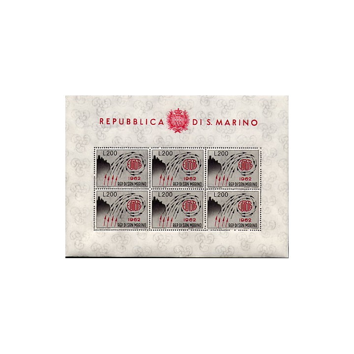 1962 San Marino foglietto Europa 62