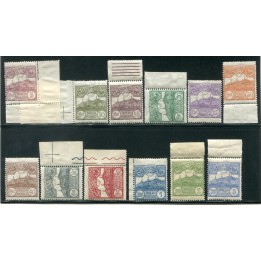 1925 San Marino vedute 12 val. nuovi