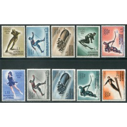 1955 San Marino Olimpiadi Cortina 10 val. PO+PA