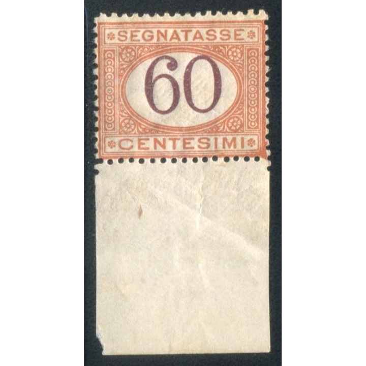 1924 Regno segnatasse 60 cent. nuovo