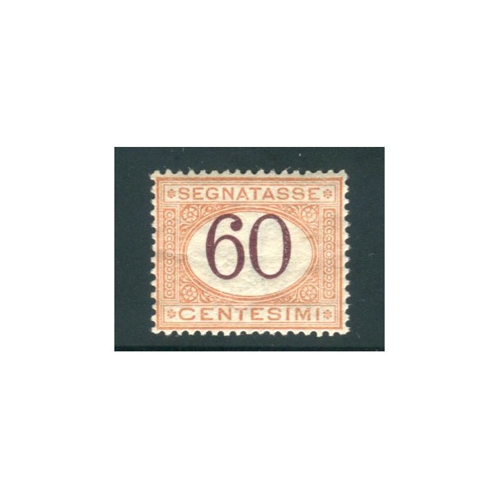 1924 Regno segnatasse 60 cent. nuovo centrato
