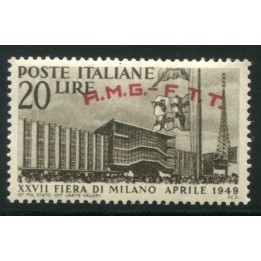 1949 Trieste A Fiera di MI 20 lire