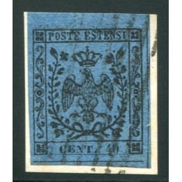 1852 Modena I emssione 40 cent. frammento