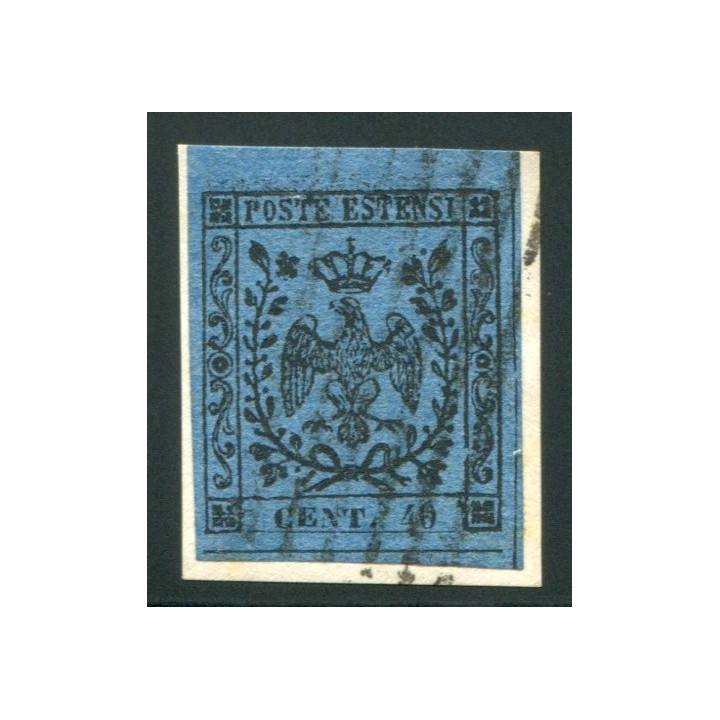 1852 Modena I emssione 40 cent. frammento