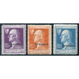 1927 Cirenaica Volta 3 valori