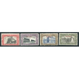 1929 Eritrea Milizia II emissione 4 val.