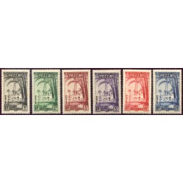 1950 Fezzan Occupazione segnatasse 6 valori
