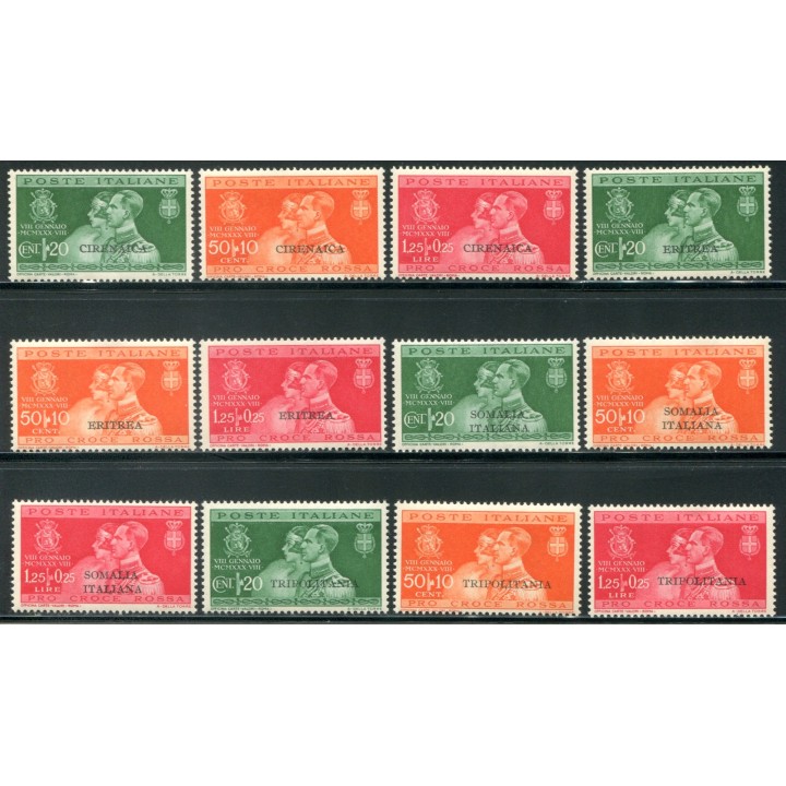 1930 Colonie giro Nozze 12 val.