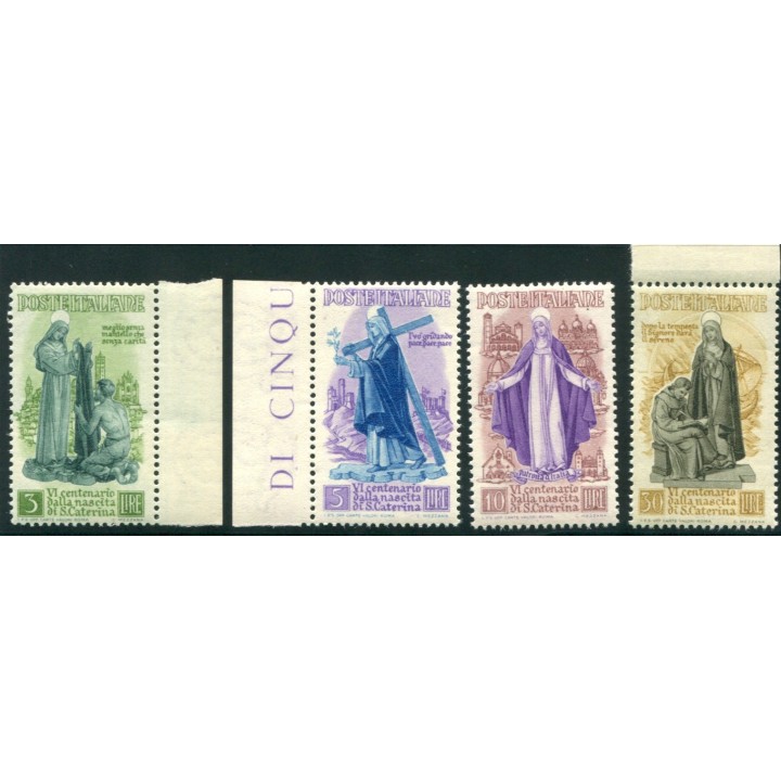 1948 Repubblica S.Caterina 4 val. PO 