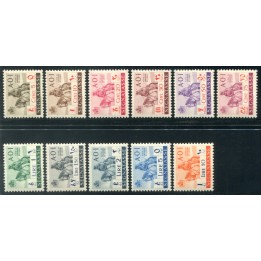 1942 AOI segnatasse non emessi 11 val.