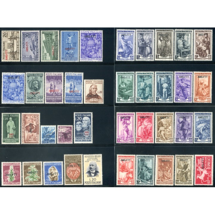 1950 Trieste A annata completa spl